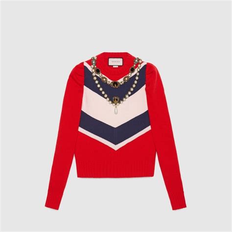 maglione lana gucci|Maglieria Donna .